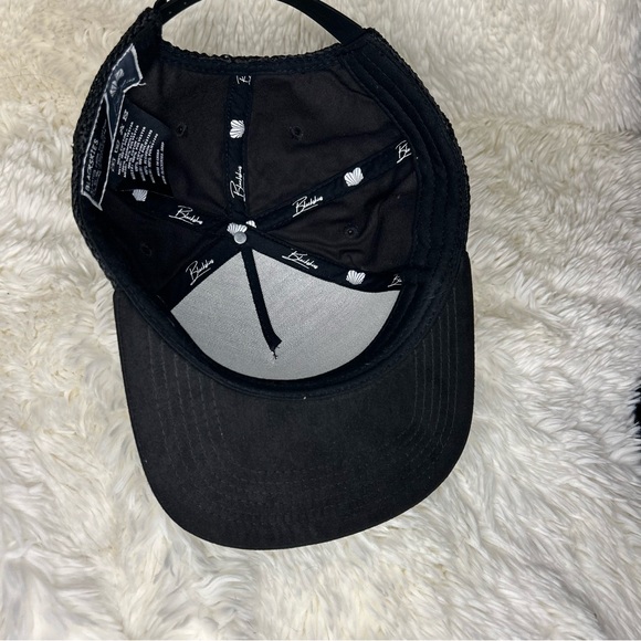 Blackskies Snapback hat adjustable black with logo netting style premium hat - Picture 6 of 7